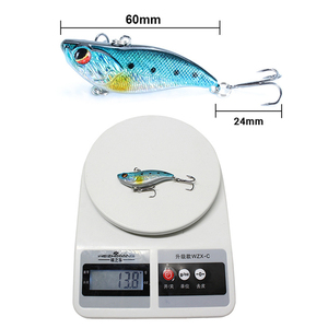 Leurre VIB WEIHE 6cm 13.8g, leurre artificiel dur, leurre vibrant sans lèvres, nouveau leurre vibrant en plastique, leurre vibrant bruyant, leurre vibrant coulant - Product Image 5