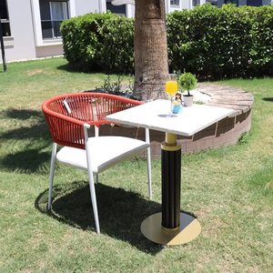 Chaise de jardin Flora, design moderne en métal pliable, mobilier d'extérieur durable avec un équilibre parfait entre style et confort - Product Image 1