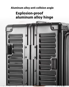 Valise à roulettes rigide en aluminium de 20 pouces avec serrure TSA, étanche, <span class=keywords><strong>taille</strong></span> <span class=keywords><strong>cabine</strong></span>, pour voyage unisexe - Product Image 5