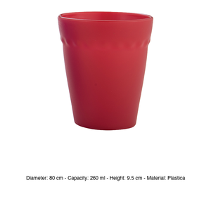 Vaso de Plástico Oasi Fuchsia 26 cl H 9.5 cm Ø 8 cm - Product Image 3