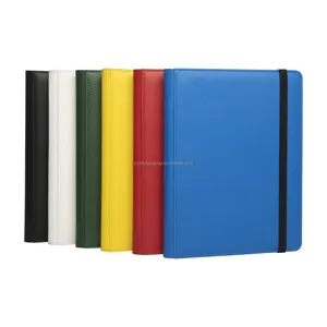 Sammelkarten ordner 9 Pocket PU Cover Card Collection Binder für YuGiOh MTG TCG Spiel Sport karten Album Custom Color Cover