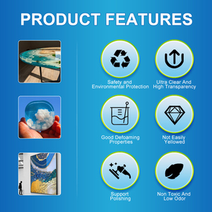 صمغ AB عالي الصلابة سهل التركيب بشفافية عالية 20 من/مجموعة مواد مانعة لتسرب الصمغ من الكريستال ذاتية الإصفرار مقاومة للاصفرار من راتنجات الإيبوكسي - Product Image 4