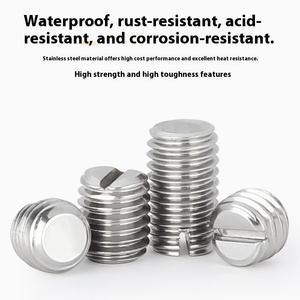 304 vis de réglage à extrémité plate en acier inoxydable DIN551 bouchon mètre M2-M12 boulons de différentes tailles - Product Image 2