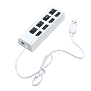 <b>Usb</b> 2.0 Hub 4 Ports With Individual <b>Switch</b> And Led Indicator For Desktop Laptop Expansion - Product Image 3