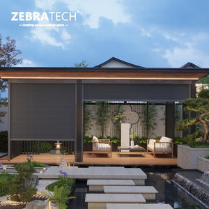 <span class=keywords><strong>Tenda</strong></span> a <span class=keywords><strong>Rullo</strong></span> Elettrica Ziptrack da Esterno Impermeabile, <span class=keywords><strong>Tenda</strong></span> Avvolgibile a Cerniera per Ombreggiatura - Product Image 1