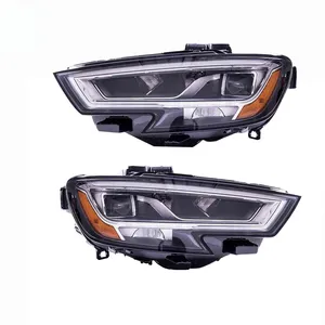 مصباح إضاءة أمامي للسيارة مناسب لسيارات أودي A3 S3 RS3 لعامي 2013-2017 مصابيح إضاءة أمامية ليد عالية الجودة الأعلى مبيعًا