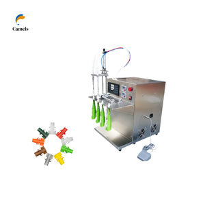 Máy tính để bàn làm đầy và đóng nắp máy chất lỏng doypack Spout Pouch Máy chiết rót - Product Image 5