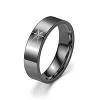 Bague en acier inoxydable géométrique personnalisée, tendance, créative, amusante, avec araignées et toiles d'araignées, pour couples, vente en gros, pour femmes et hommes