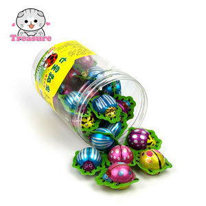 热卖10g瓢虫形状果味三明治果冻软糖填充果味果酱 - Product Image 5