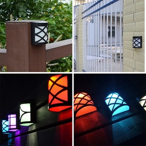 Lámpara de pared Solar 6LED, luces solares impermeables para exteriores, vallas de jardín, decoración de patio, iluminación de escalera, camino, porche, luz solar - Product Image 4