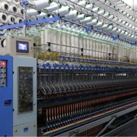 Dispositif de filature à anneaux automatique double filé de haute qualité ZP, 1008 broches, moteur 6000W, PLC pour coton/lin/laine OEM/ODM