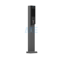 Interphone vidéo AKE GVT-S IP54 étanche 200W/2.8mm avec caméra TCP/IP, vision nocturne, en alliage d'aluminium, contrôle de stationnement sans ticket