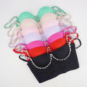 Tăng cường đường cong và Silhouette Rhinestone Corset Top - Product Image 1