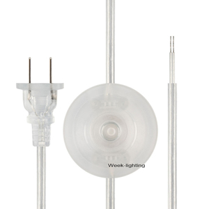 Nhà Máy Bán Trực Tiếp Châu Âu 2 Pin Cắm + Dây Nguồn Mở Rộng + Công Tắc Chân + E27 Bóng Đèn Ổ Cắm Cáp Phẳng Cordset - Product Image 6