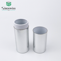 Boîte d'emballage cylindrique en carton recyclable et écologique avec impression évanescente et design réutilisable