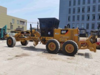 Motoniveladora CAT 120H Usada, CATERPILLAR 120H 120G de Segunda Mano, Tipo Oruga, Bomba de Potencia Diésel, Origen Japón, Maquinaria de Construcción
