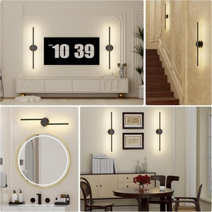Lampe murale LED à câblage linéaire gratuit, rotative à 180 degrés, rechargeable, pour chevet de chambre à coucher, design unique - Product Image 3