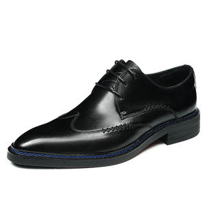 Chaussures habillées et Richelieu en cuir souple antidérapantes pour hommes, grande taille, de qualité supérieure, collection 2026 - Product Image 2