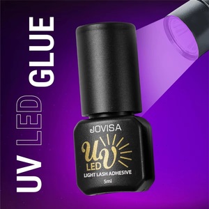 Colle à cils en gel UV 5 ml pour une viscosité douce, sans alcool et imperméable, offre une tenue de 8 à 10 semaines avec une formule à séchage rapide - Product Image 4
