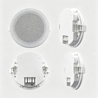 Haut-parleur de plafond encastré de 3 pouces, 6W, à tension constante, compatible OEM, pour sonorisation de bureau