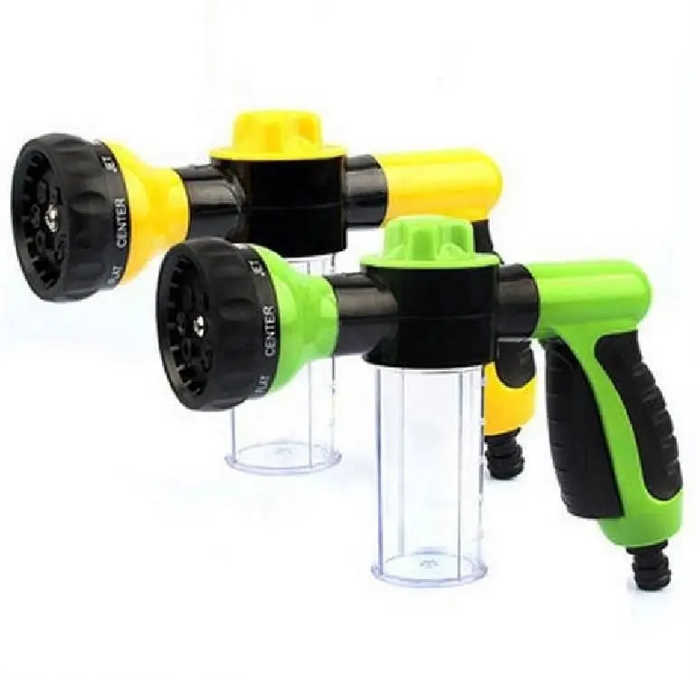 Einstellbarer Schaum-Sprüher ABS-Kunststoff-Wasserpistole mit Schnellanschluss für Garteneinrichtung Autowaschanwendung und Sprinkler