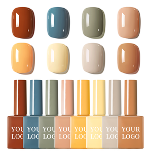 Vernis Gel UV Couleurs Automnales, Design Français, Longue Durée, Non Toxique, Végan, Écologique, Séchage LED/UV, 15ml, Pour Usage Professionnel en Salon ou DIY - Product Image 1