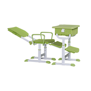 Table d'étude en <span class=keywords><strong>classe</strong></span> et ensemble <span class=keywords><strong>de</strong></span> bureau <span class=keywords><strong>de</strong></span> chaise avec repose-pieds pour la pause déjeuner chaises inclinables à l'école pour les étudiants - Product Image 6
