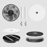 Ventilateur sur pied USB rechargeable à piles 6600mAh télécommande 24 vitesses pour la maison chambre bureau utilisation Table bureau ventilateur de sol