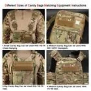 Portable Nylon Hanging Patch <b>Purse</b> Pouch for Men <b>Medium</b> Multifunctional Tactical Wallet for Outdoor Hunting - Product Image 5