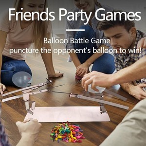 Jeu de combat de robots en bois et de figurines en bambou pour deux joueurs, idéal pour les réunions de famille et les fêtes, cadeau pour enfants - Product Image 2