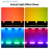 Projecteur de scène LED étanche 1200W multicanal RGB 3-en-1 CW WW avec tête mobile pour concerts et DJ