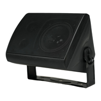 Système audio mural HiFi avec subwoofer 4 pouces et tweeter 1 pouce, 20 Watts, 8 Ohms, pour conférences, écoles et centres commerciaux