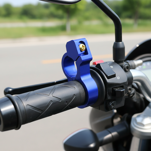 Rétroviseur de modification pour moto, base de réflecteur, support de rétroviseur, base de rétroviseur en alliage d'aluminium coloré - Product Image 1