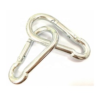 Mousquetons de chargement robustes en acier inoxydable 316 électro-polies de 60 mm, norme DIN, marque CWB, pour hamac suspendu extérieur