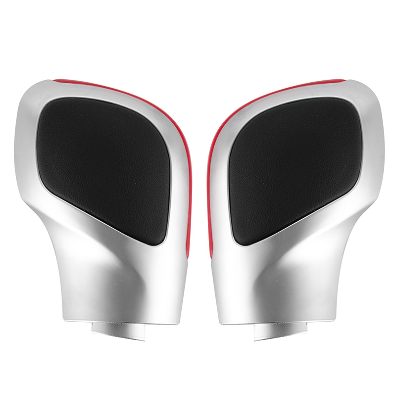 Rojo sin agujeros en cuero.