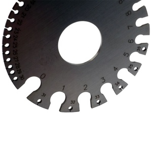 Thép không gỉ 0-36 Vòng AWG swg dây đo độ dày đo đường kính tấm kim loại machinist đo lường - Product Image 2