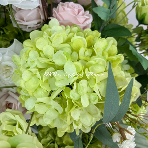 ดอกไม้ประดับทางเดินงานแต่งงานสุดหรู คุณภาพสูง ดอกกุหลาบสีเขียวเสมือนจริง สำหรับตกแต่งทางเข้าทางเดินงานแต่งงาน - Product Image 3