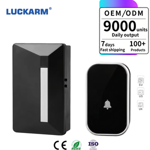 LUCKARM Sonnette Intelligente Sans Fil Extérieure Étanche EU US UK Sonnette à Piles pour Smart Life - Product Image 1