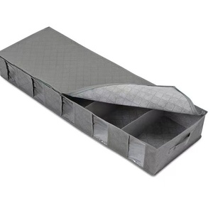 Sac de rangement pliable et roulant anti-poussière en non-tissé pour dortoir et sous le lit, organisateur de vêtements - Product Image 3