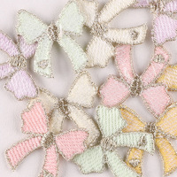 Patch brodé à l'ordinateur, autocollant soluble multicolore, patch en tissu DIY pour accessoires vestimentaires