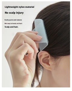 Commercio all'ingrosso barbiere strumenti gancio <span class=keywords><strong>Loop</strong></span> Velcro pinza per capelli elastico autoadesivo con dimensioni personalizzate e colore gratuito campione disponibile - Product Image 5