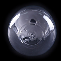 Bouteille en plastique PET transparente jetable en gros sérigraphie de récipients à boisson lisses pour jus smoothies soda