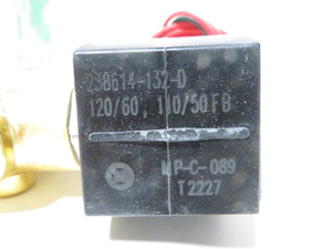 Bobine solénoïde 2 voies 120/60 (EF) en laiton normalement fermée, référence EF8223G003T, neuve en boîte, 2023, 1/2'' NPT - Product Image 3