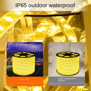 Solar USB batería cuerda luz árbol de Navidad decoraciones al aire libre LED cuerda tubo cadena fiesta boda Led cortina luces - Product Image 6