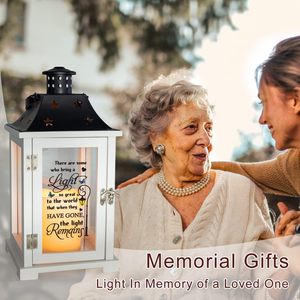 Lanterne commémorative pour la perte d'un être cher, cadeau de sympathie, bougie de commémoration, célébration de la vie - Product Image 4