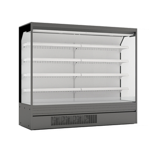 Lớn mở máy làm lạnh lạnh hiển thị lạnh trái cây rau Quạt làm mát uống hiển thị mát thương mại hiển thị tủ lạnh cho siêu thị - Product Image 3