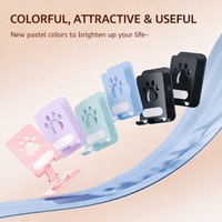 Soporte Universal Plegable de Metal para Teléfono Celular y Tablet, Soporte Giratorio 360° Personalizable para Escritorio