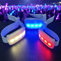 Bracelet LED à luminosité ultra-élevée compatible DMX, télécommande, bracelet LED pour événements et concerts, bracelet LED personnalisé