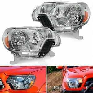 Ensemble de phares LED Toyota Tacoma rouge 2012-2015 Côté gauche Pièce de rechange 12V Nouveau système d'éclairage automobile - Product Image 1