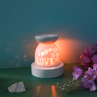 Brûleurs à huile en céramique, fonte de cire avec cuillère, porte-bougie d'aromathérapie, diffuseur de parfum, chauffe-huile, décoration de yoga, spa, maison, chambre à coucher